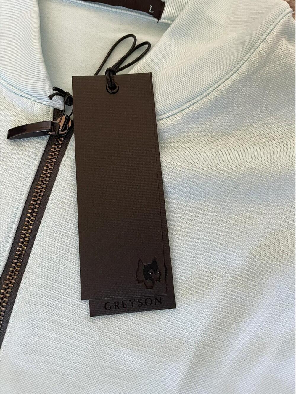 Greyson Golf Siasconset Full Zip Jacket Mint Light Men’s Size Large Cattail NEW - Picture 6 of 7